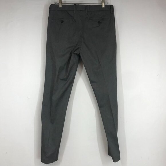 BONOBOS - MEN'S 33 X 30 - GRAY COTTON BLEND TUESDAY TAILORED PANT - Picture 4 of 9